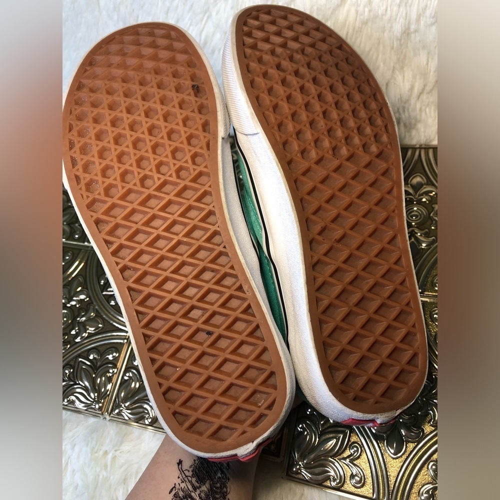 Women’s Teal Slip-On Sneakers size 6.5 Men’s 5 - Picture 13 of 16